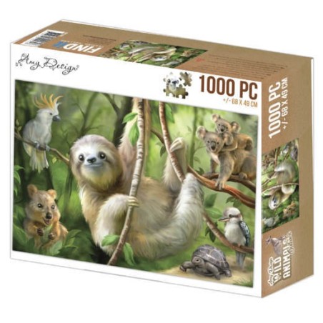 (ADZP1007)Jigsaw puzzel 1000 pc - Amy Design - Sloth