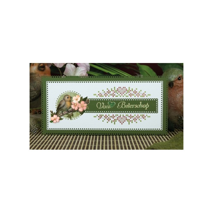 (CDECD0055)Card Deco Essentials - SlimLine Dies - Slimline Hearts