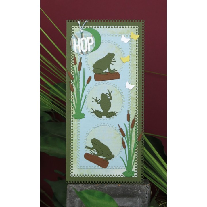 (CDECD0055)Card Deco Essentials - SlimLine Dies - Slimline Hearts