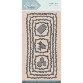 (CDECD0057)Card Deco Essentials - Slim Line Dies - Slimline Balloons