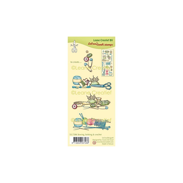 (55.7286)Clear Stamp combi Sewing, knitting & crochet