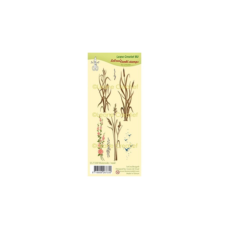 (55.7330)Clear Stamp combi Waterside reed