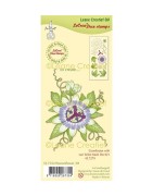 (55.7354)Clear Stamp combi Passion Flower 3D