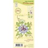 (55.7354)Clear Stamp combi Passion Flower 3D