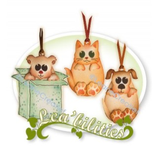 (45.7248)Lea'bilitie Box Pets party cut and embossing die