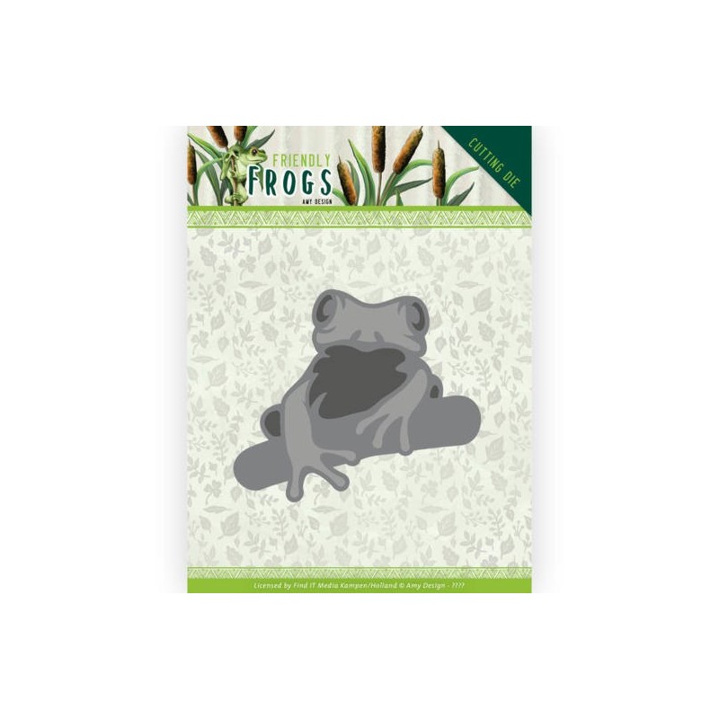 (ADD10230)Dies - Amy Design - Friendly Frogs - Tree frog HZ+