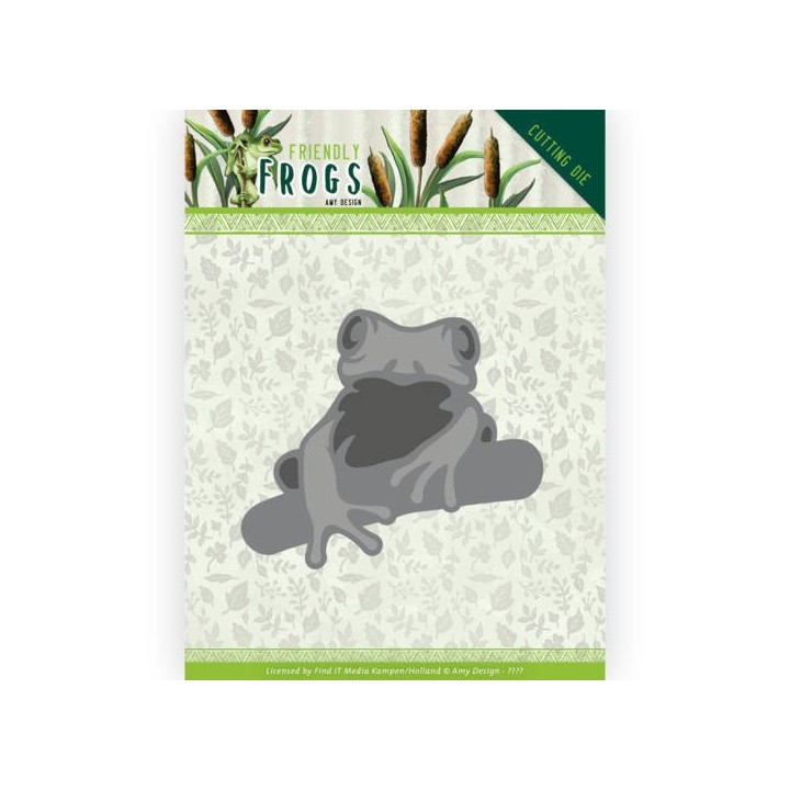 (ADD10230)Dies - Amy Design - Friendly Frogs - Tree frog HZ+