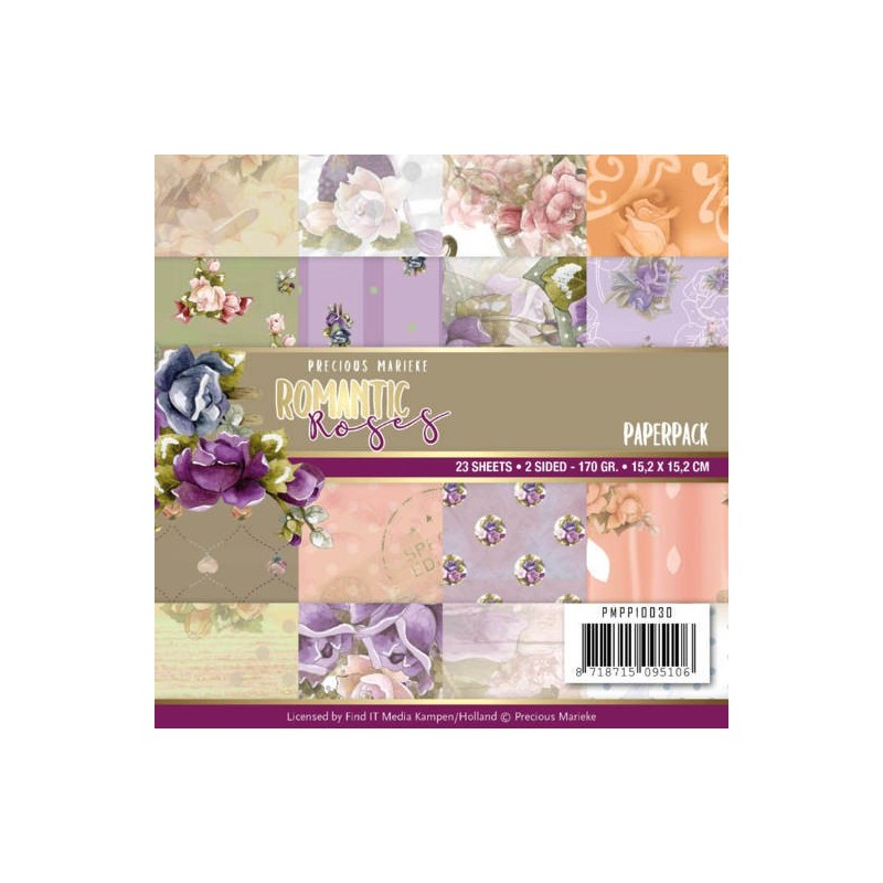 (PMPP10030)Paperpack - Precious Marieke - Romantic Roses