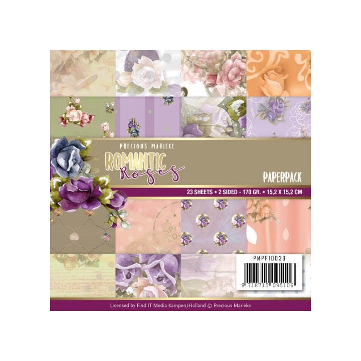(PMPP10030)Paperpack - Precious Marieke - Romantic Roses