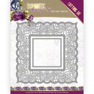 (PM10194)Dies - Precious Marieke - Romantic Roses - Rose Frame