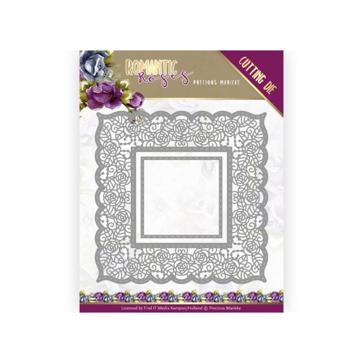 (PM10194)Dies - Precious Marieke - Romantic Roses - Rose Frame
