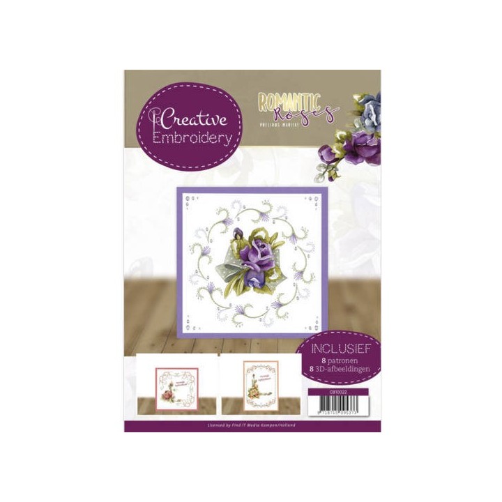 (CB10022)Creative Embroidery 22 - Precious Marieke - Romantic Roses