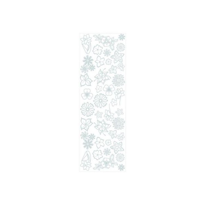 Pergamano Rub-on Fleurs rouges