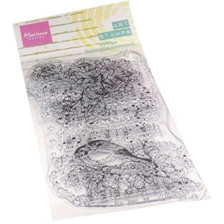 (MM1640)Art stamps Song birds