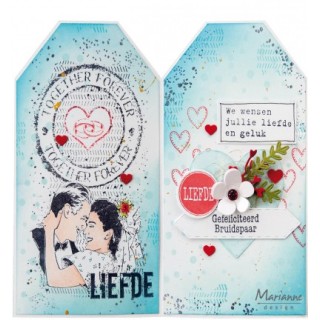 (MM1642)Art stamps Together forever