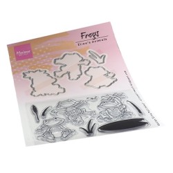 (ec0186)Clear Stamp Eline's Animals - Frogs