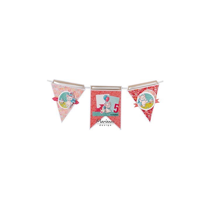 (ec0187)Clear Stamp Eline's Animals - Pigs