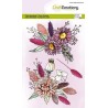 (1336)CraftEmotions clearstamps A6 - Dried flowers arrangement GB