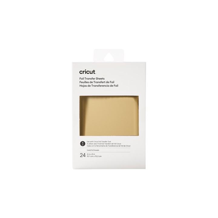 (2008711)Cricut Transfer Foil Sheets Gold 10x15cm (24pcs)