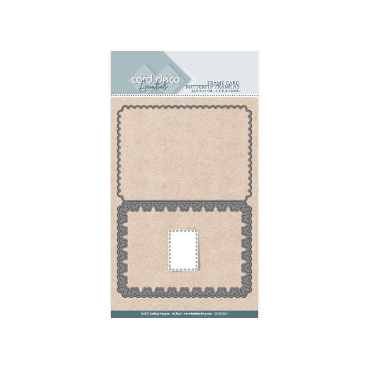 (CDCD10027)Card Deco Essentials - Cutting Dies - Butterfly Frame A5