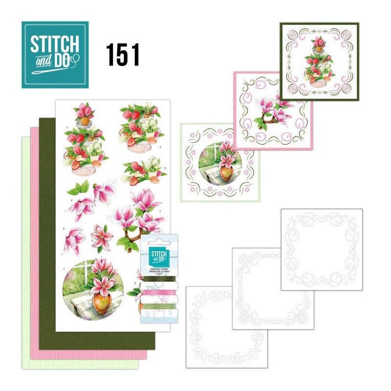 Stitch and Do 151 - Jeanine's Art - Welcome Spring