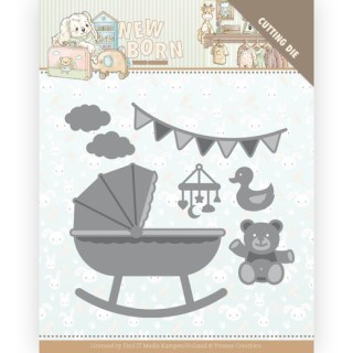 (YCD10231)Dies - Yvonne Creations - Newborn - Baby Crib