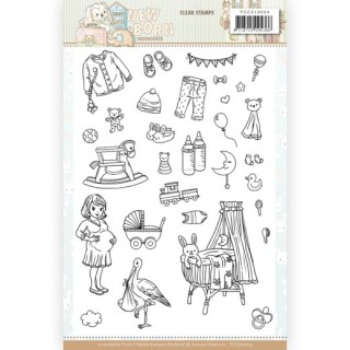 (YCCS10064)Clear Stamps - Yvonne Creations - Newborn