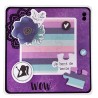 (STENCILSL388)Studio Light Cutting and Embossing Die Small shape square puzzle Essentials nr.388
