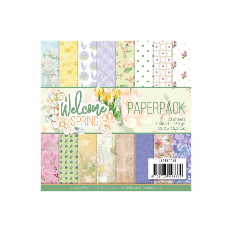 (JAPP10018)Paperpack - Jeanine's Art - Welcome Spring