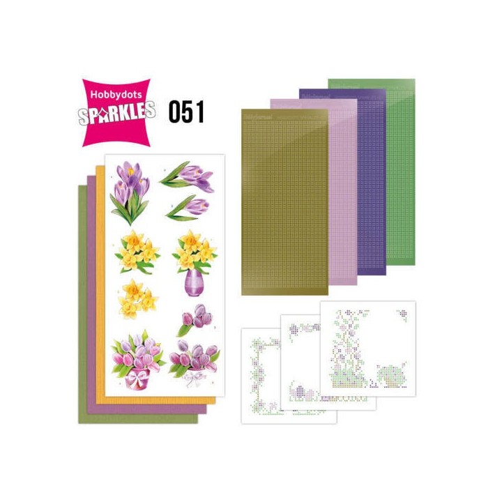 (SPDO051)Sparkles Set 51 - Jeanine's Art - Spring Flowers