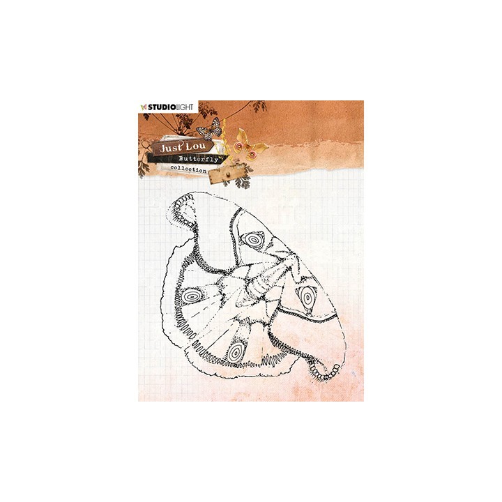 (STAMPJL13)Studio light Clear Stamp  Just Lou - Butterfly Collection nr.13