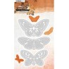 (STENCILJL18)Studio Light Cutting and Embossing Die Just Lou Butterfly Collection nr.18