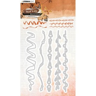 (STENCILJL20)Studio Light Cutting and Embossing Die Just Lou Butterfly Collection nr.20