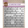 (EF3D023)Nellie's Choice Embossing folder Brick-wall