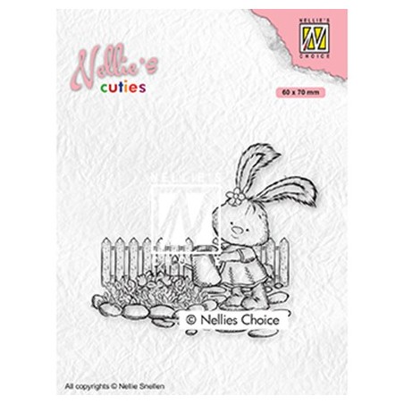 (NCCS001)Nellie`s Choice Clearstamp - Lena gardening