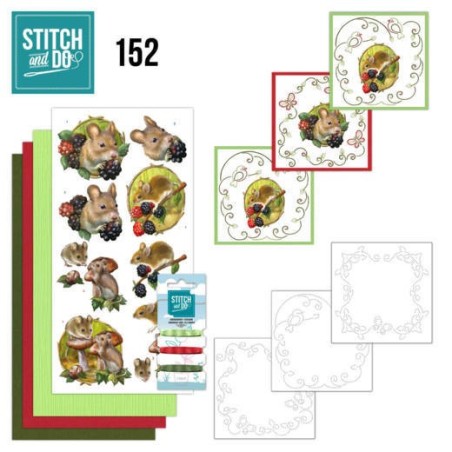 (STDO152)Stitch and Do 152 - Amy Design - Forest Animals
