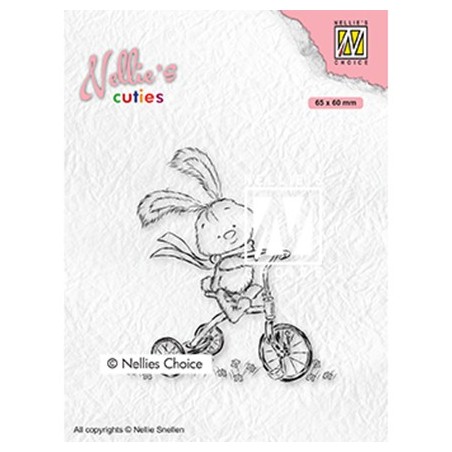(NCCS004)Nellie`s Choice Clearstamp - Javi with full speed