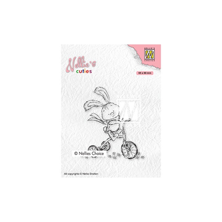 (NCCS004)Nellie`s Choice Clearstamp - Javi with full speed