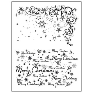 (4003 072 00)Clear stamps set Merry Christmas