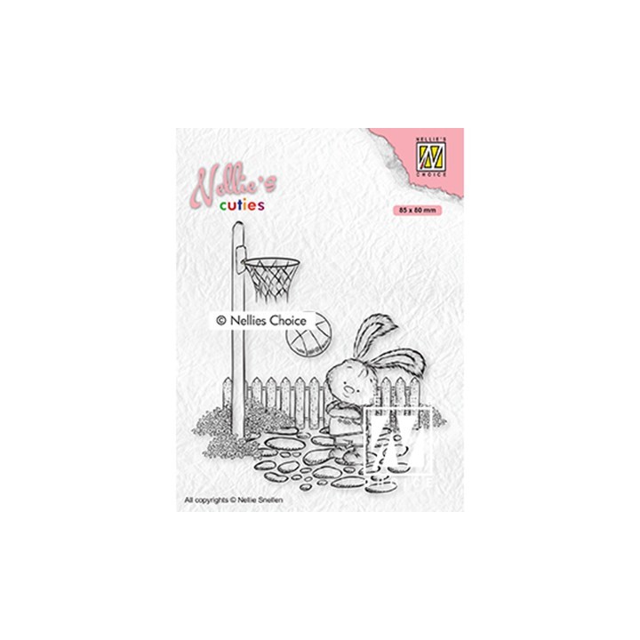 (NCCS006)Nellie`s Choice Clearstamp - Lars the sportsman