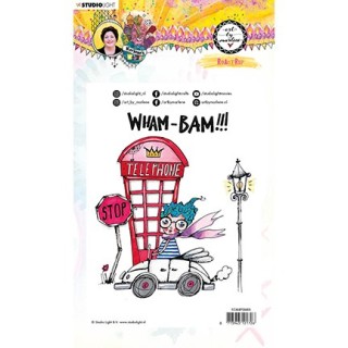 (STAMPBM66)Studio light Clear Stamp, Roadtrip Marlene's World nr.66