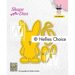 (SD195)Nellie's Build-up dies:macho hare