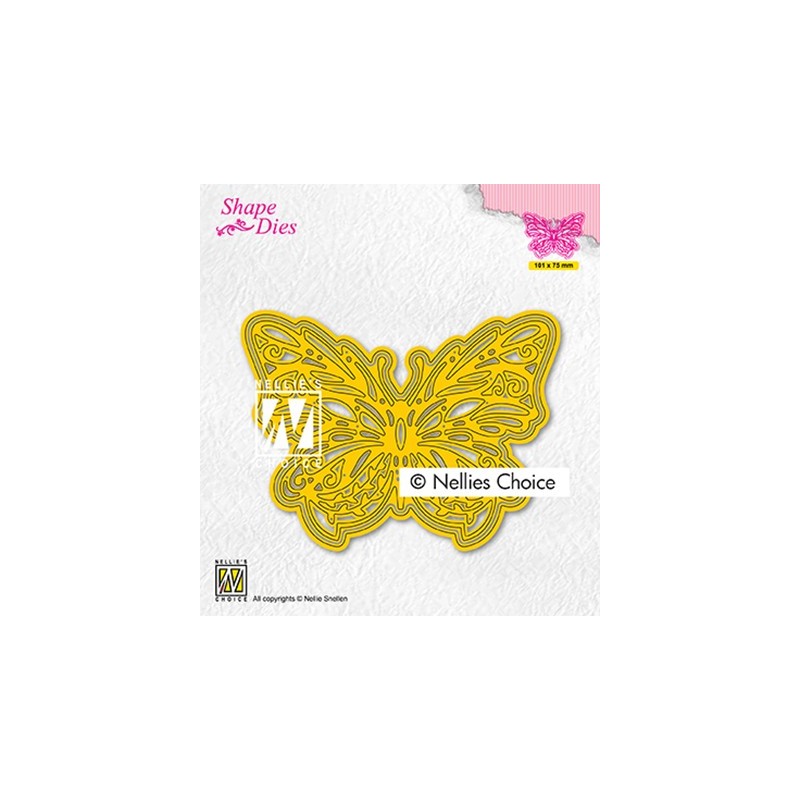 (SD199)Nellie's shape dies Butterfly