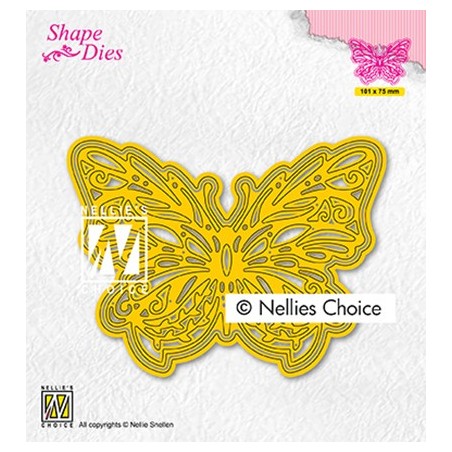 (SD199)Nellie's shape dies Butterfly
