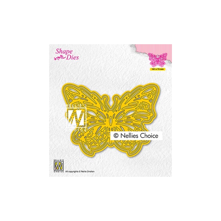 (SD199)Nellie's shape dies Butterfly