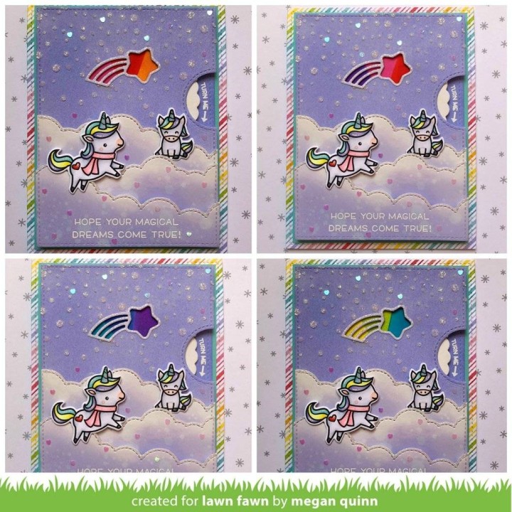 (LF1792)Lawn Fawn Reveal Wheel Shooting Star Add-On Dies