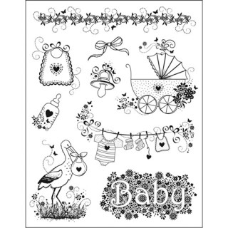 (4003 039 00)Clear stamps set baby