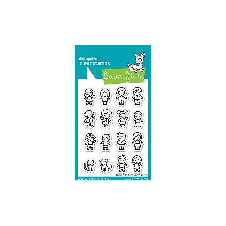 (LF2506)Lawn Fawn Tiny Friends Clear Stamps