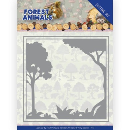 (ADD10231)Dies - Amy Design - Forest Animals - Forest Frame