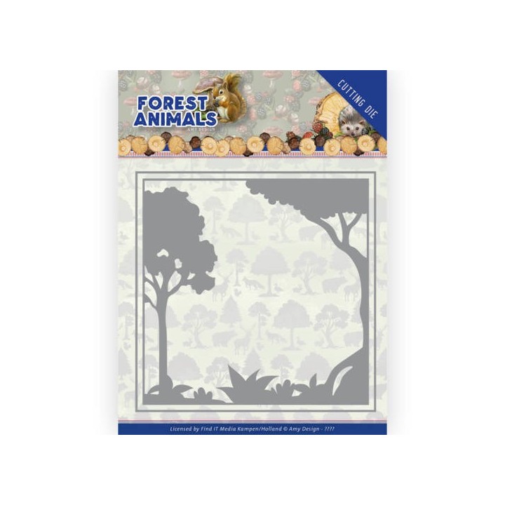 (ADD10231)Dies - Amy Design - Forest Animals - Forest Frame